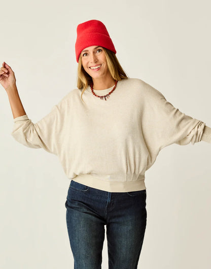Anneke Supersoft Dolman: Cement Heather - FINAL SALE