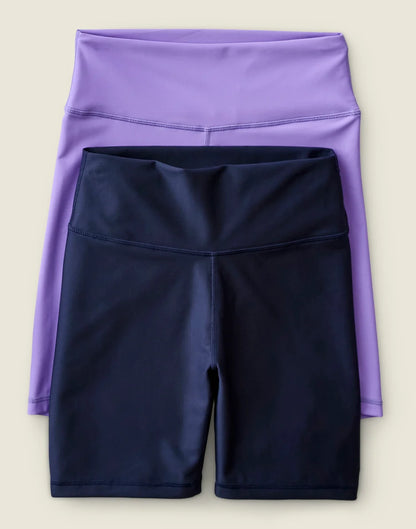 Lucie 6" Compression Short: Navy - FINAL SALE