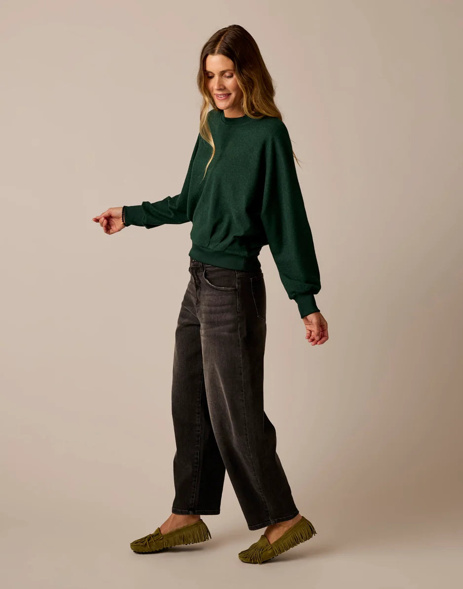 Anneke Supersoft Dolman: Dark Pine Heather