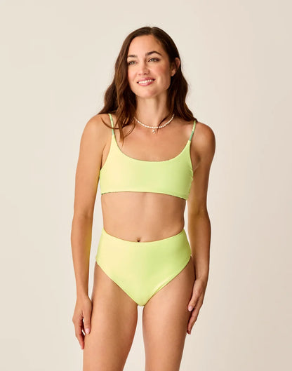 Lani Pocket Compression Bottom: Limeade - FINAL SALE