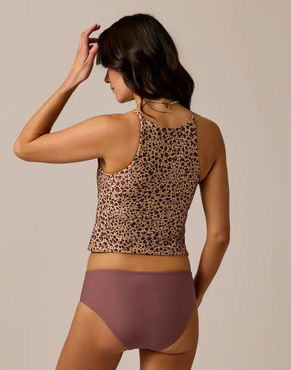 Boca Compression Tankini: Leopard
