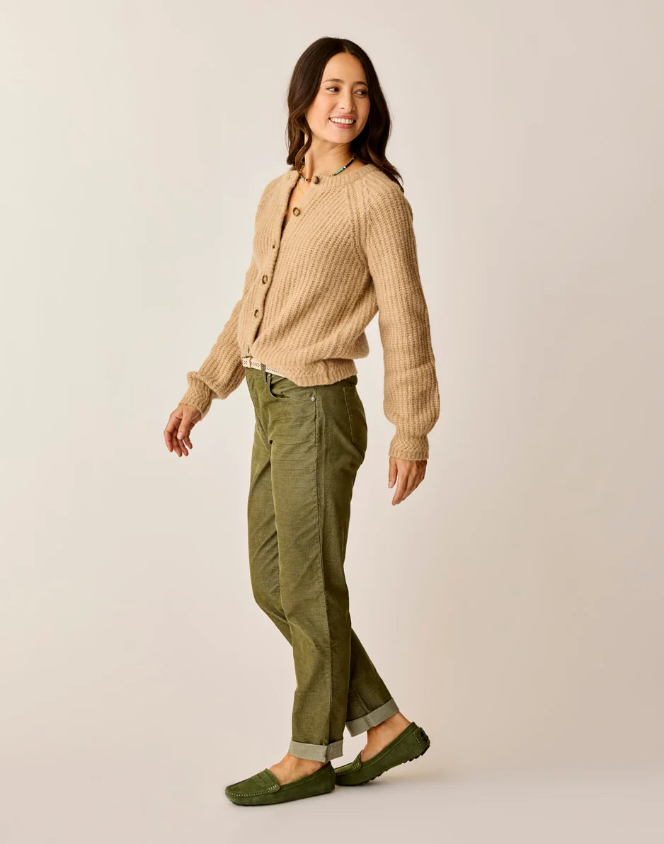 Carson Cord Hi Rise: Fir