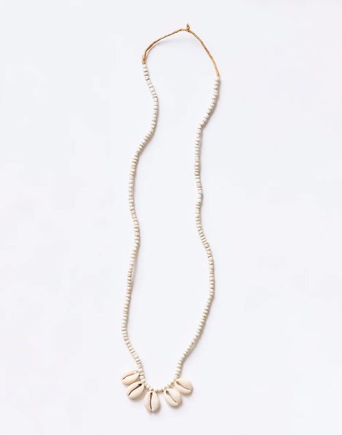 Cowrie Layer Necklace Set: Multi