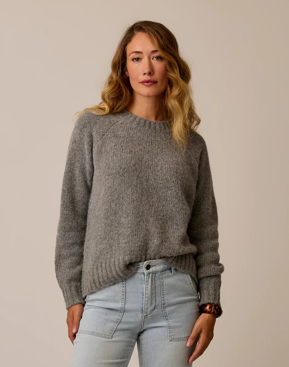 Aria Sweater: Mid Grey