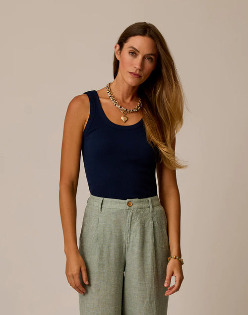 Ever Rib Tank: Navy