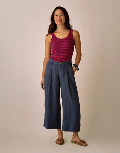 Ever Rib Tank: July Stripe