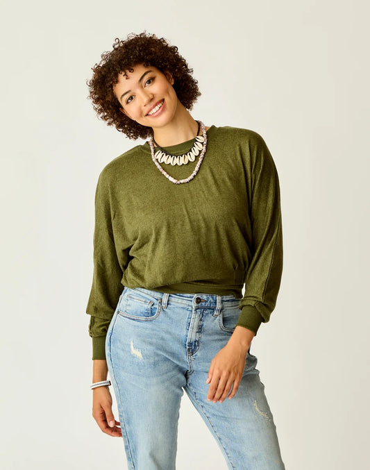 Anneke Supersoft Dolman: Fir Heather - FINAL SALE