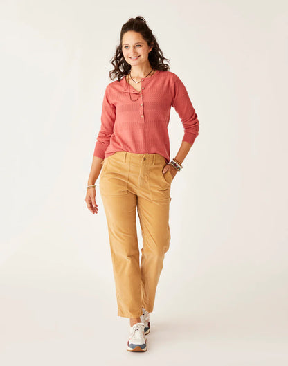 Corey Butter Pant: Camel - FINAL SALE