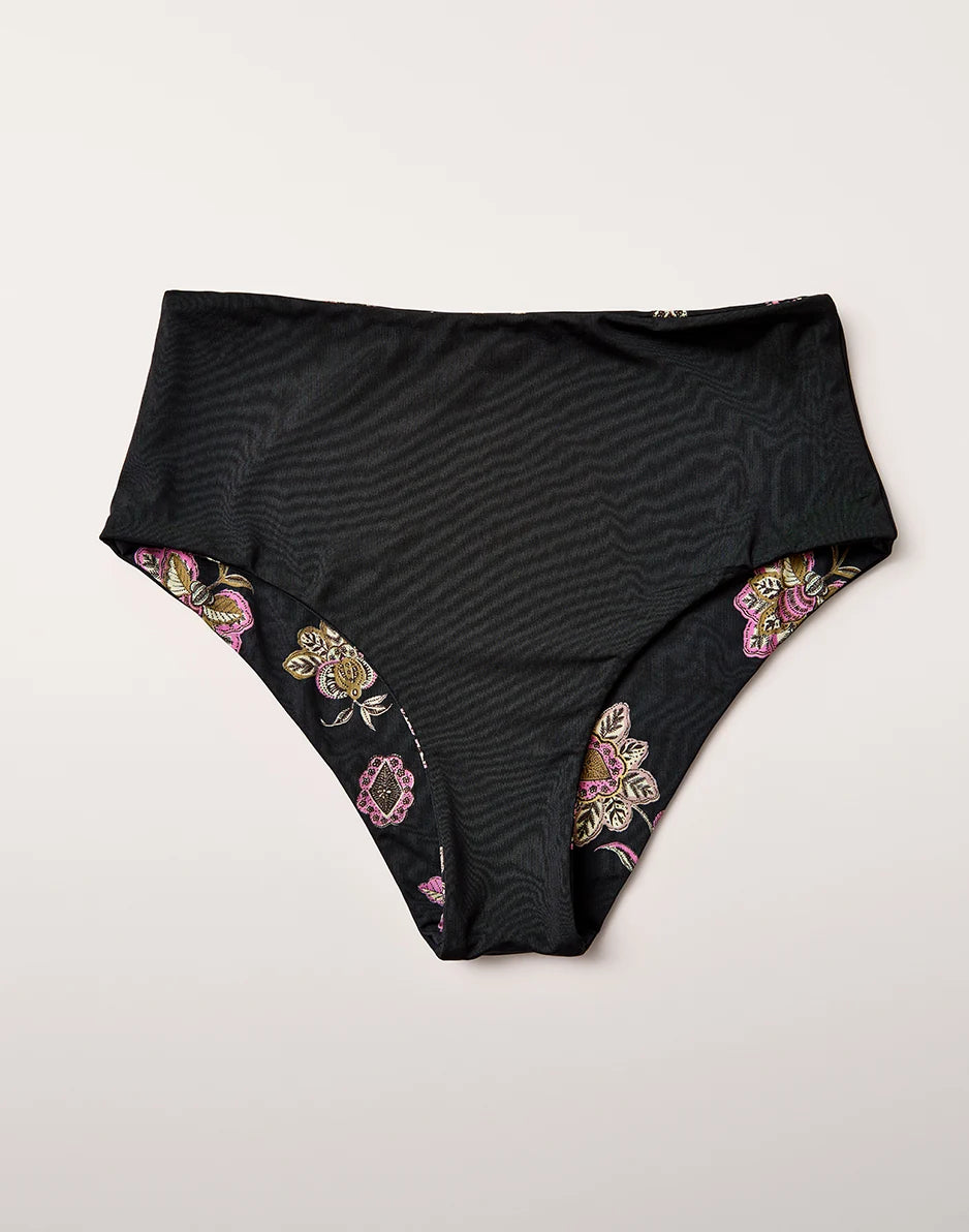 Erin Reversible Bottom: Solstice/Black