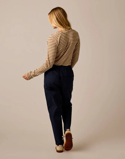 Ever Henley: Walnut Stripe