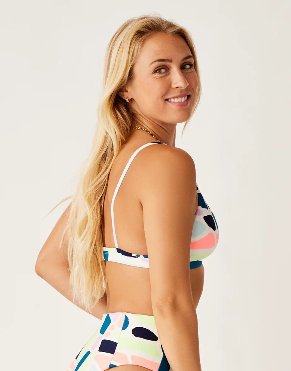 Drea Compression Top: Pebble - FINAL SALE