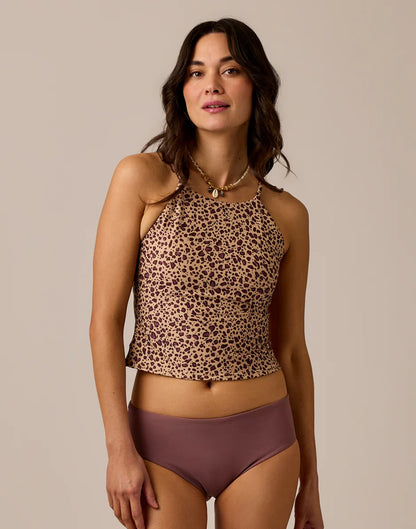 Boca Compression Tankini: Leopard