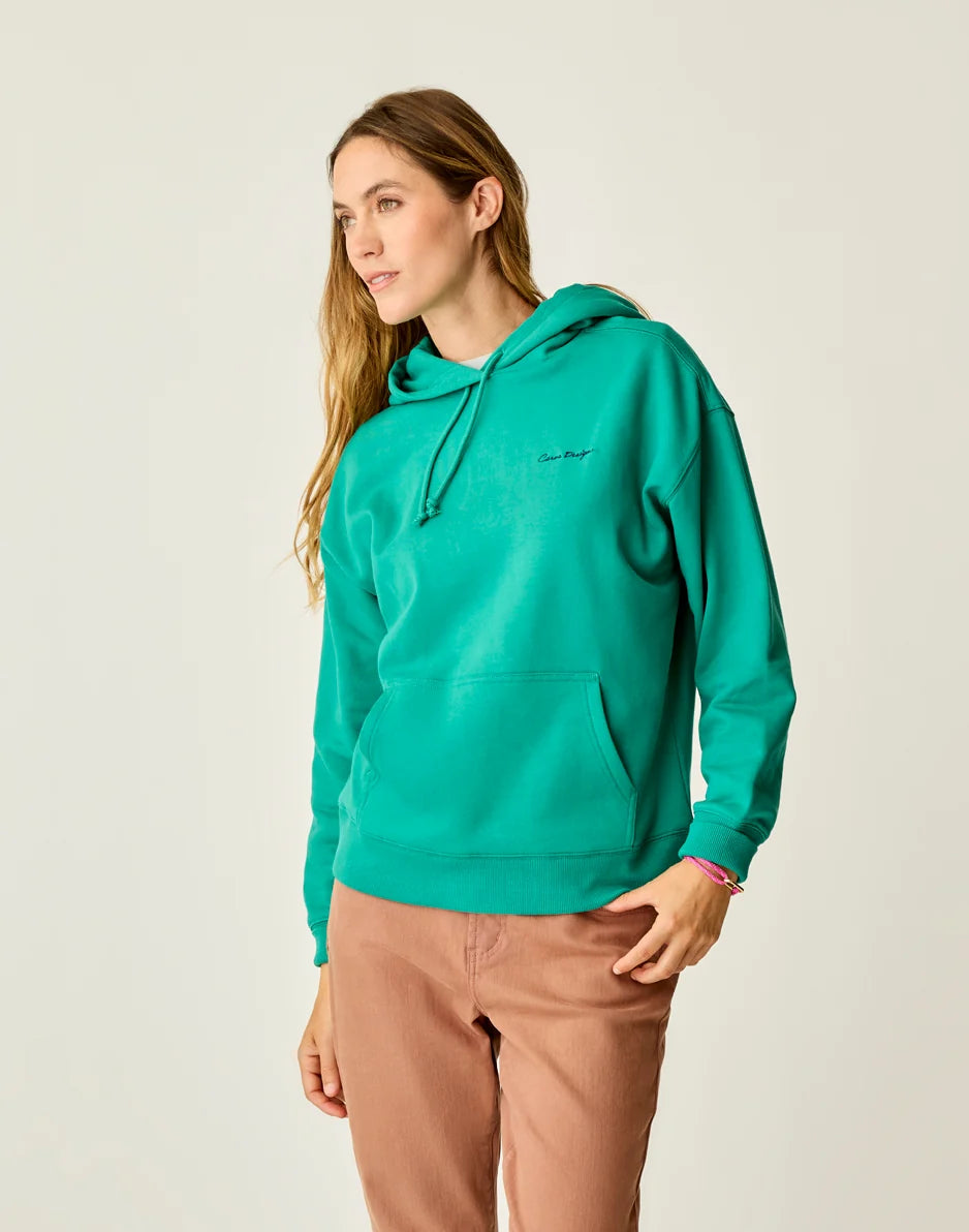Hawthorne Hoodie: Jade Logo
