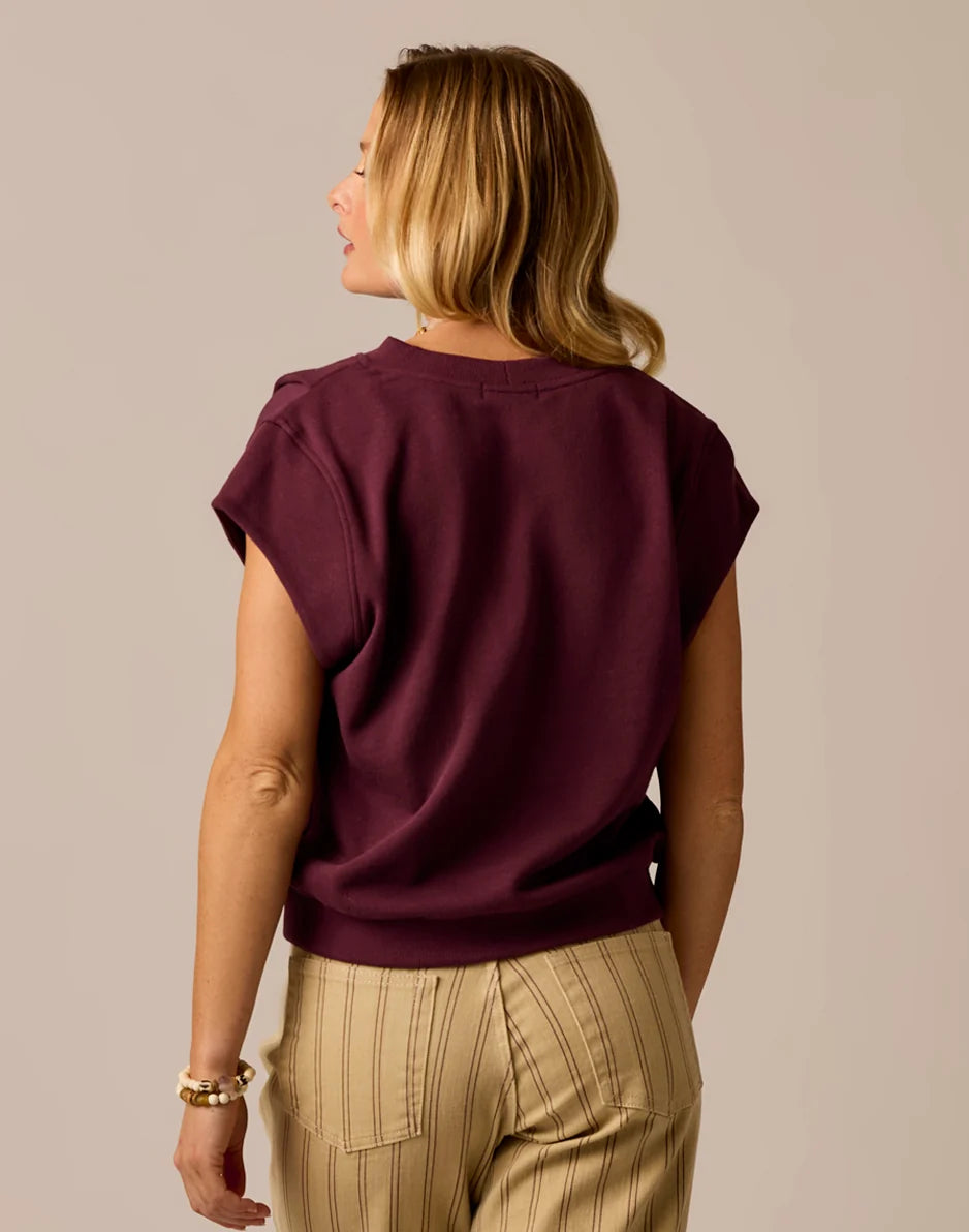 Cate Pullover: Sangria