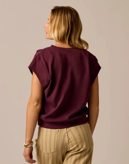 Cate Pullover: Sangria