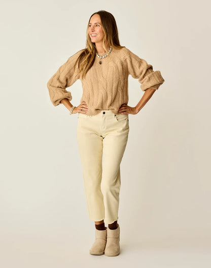 Eloise Wool Sweater: Camel