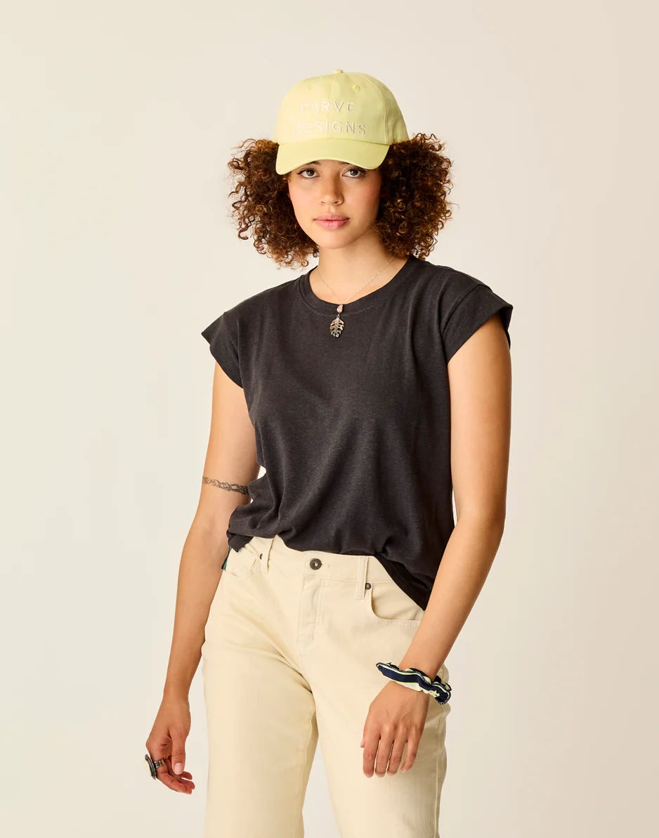 Astrid Hemp Tee: Black