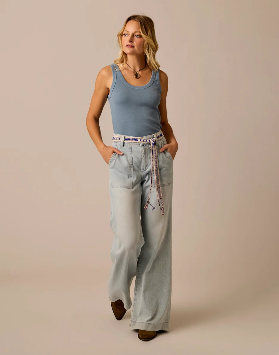 Ever Rib Tank: Blue Mirage