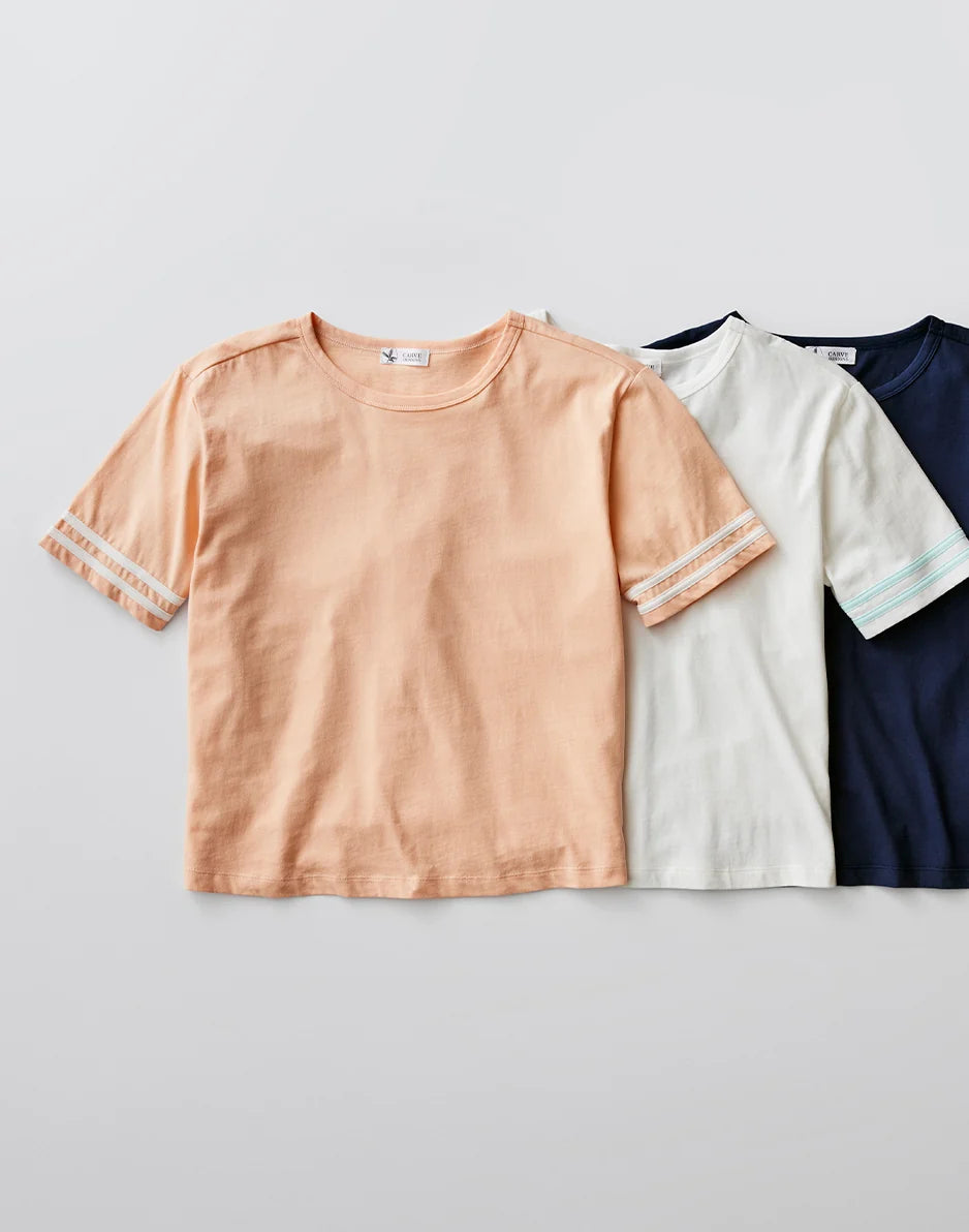 Ainslee Boxy Tee: Peach - FINAL SALE
