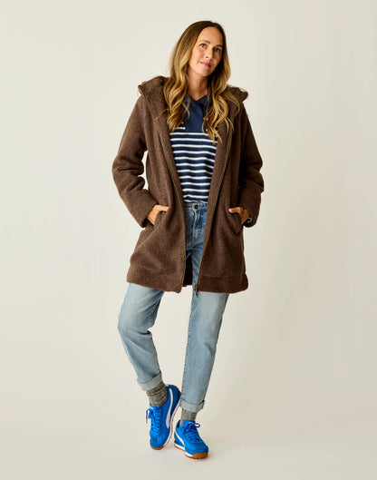 Indy Boucle Jacket: Espresso