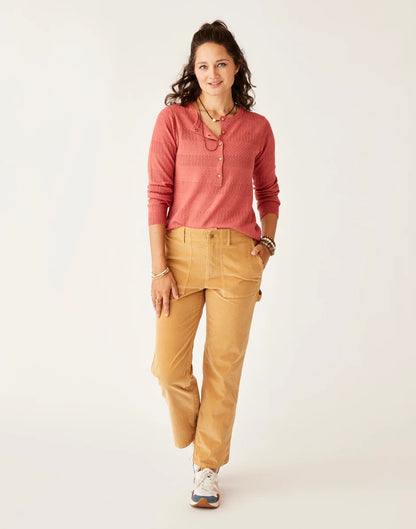 Corey Butter Pant: Camel - FINAL SALE