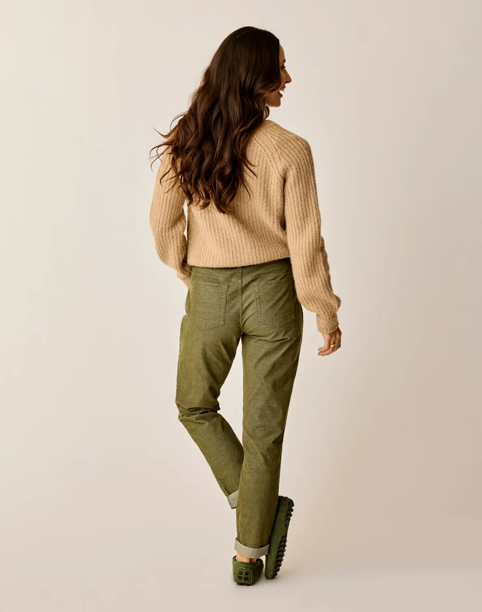 Carson Cord Hi Rise: Fir