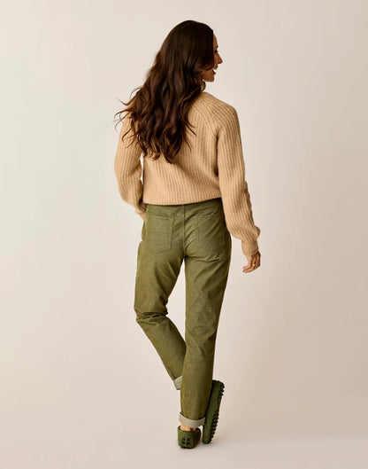 Carson Cord Hi Rise: Fir
