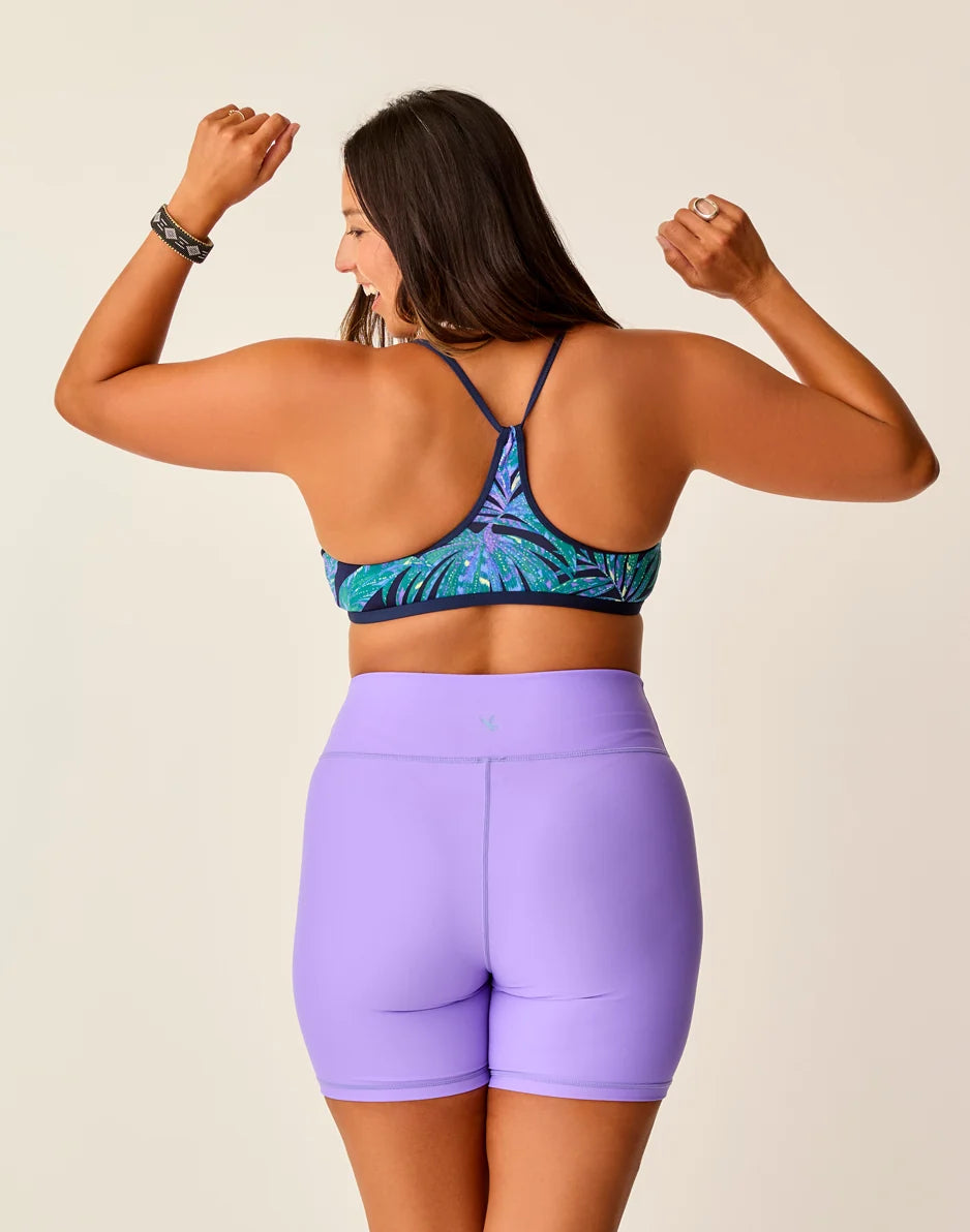 Lucie 6" Compression Short: Aster - FINAL SALE