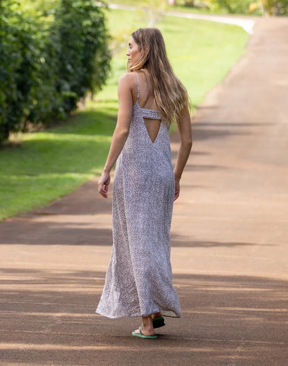 Jordy Slip Dress: Leopard