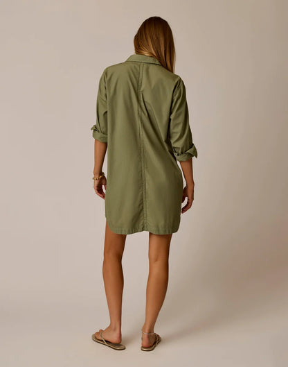 Jules Poplin Dress: Fatigue