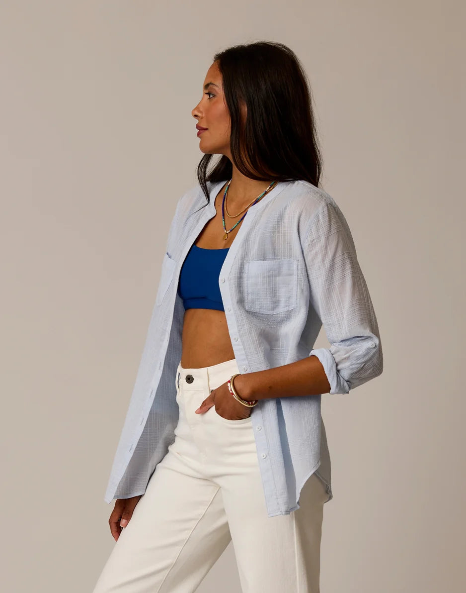 Dylan Textured Tunic: Arctic
