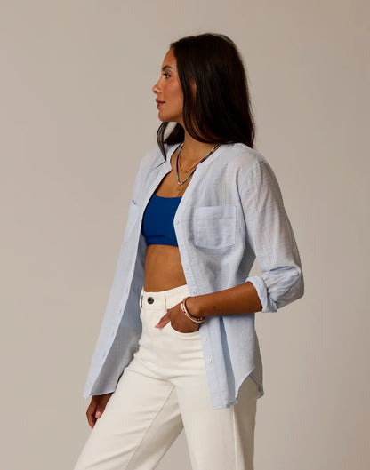 Dylan Textured Tunic: Arctic