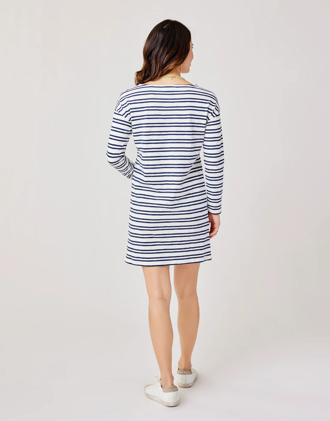 Lexi Dress: Cloud Breton - FINAL SALE