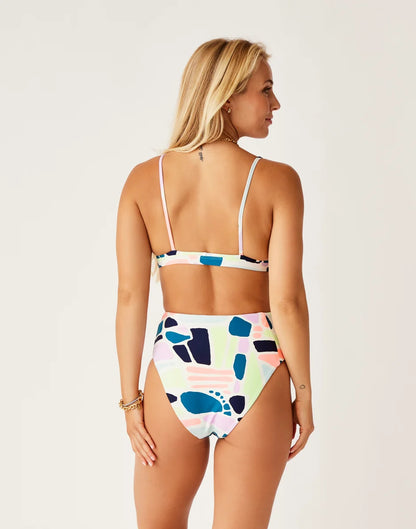 Lani Pocket Compression Bottom: Pebble - FINAL SALE