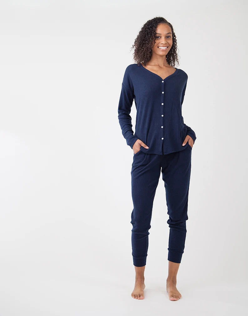 Garner Jogger: Navy Heather