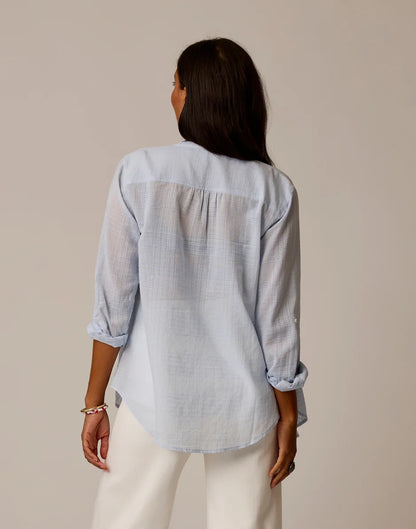 Dylan Textured Tunic: Arctic