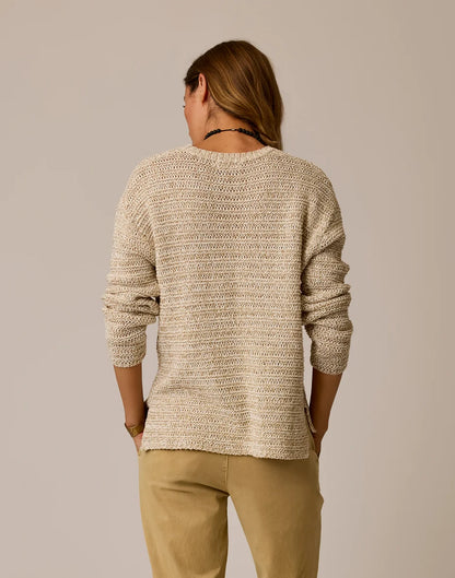 Clarissa Marled Sweater: Sand
