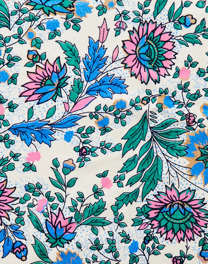 Dahlia Compression Top: Cloud Multifloral