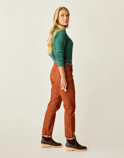 Carson Cord Hi Rise: Copper