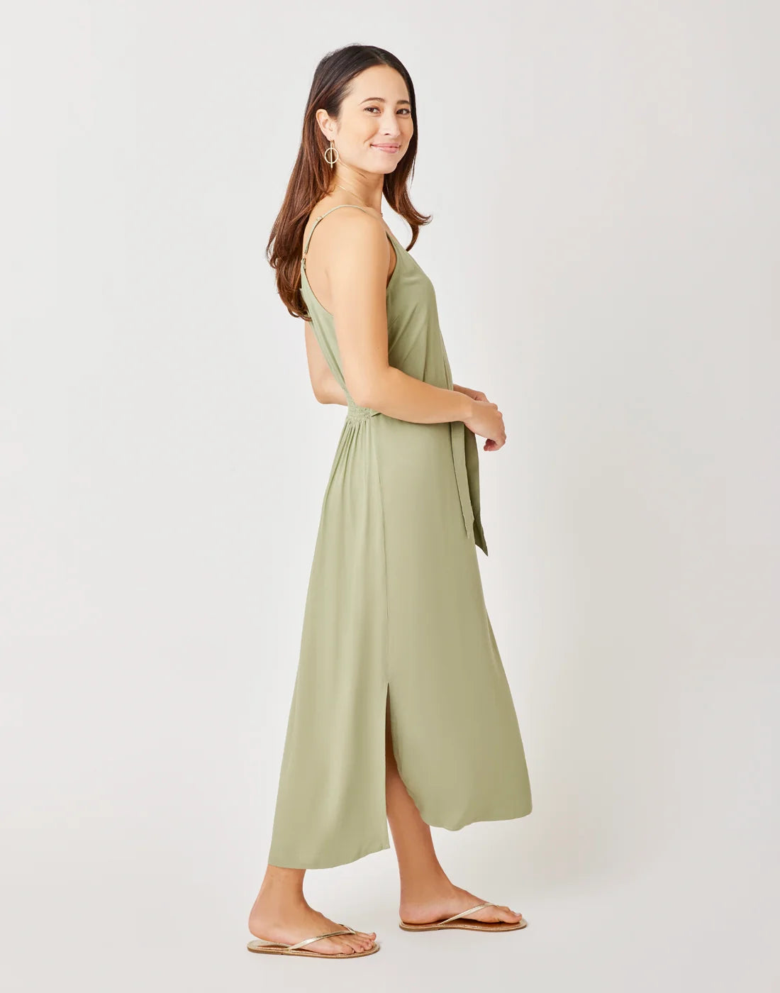 Macy Dress: Olive