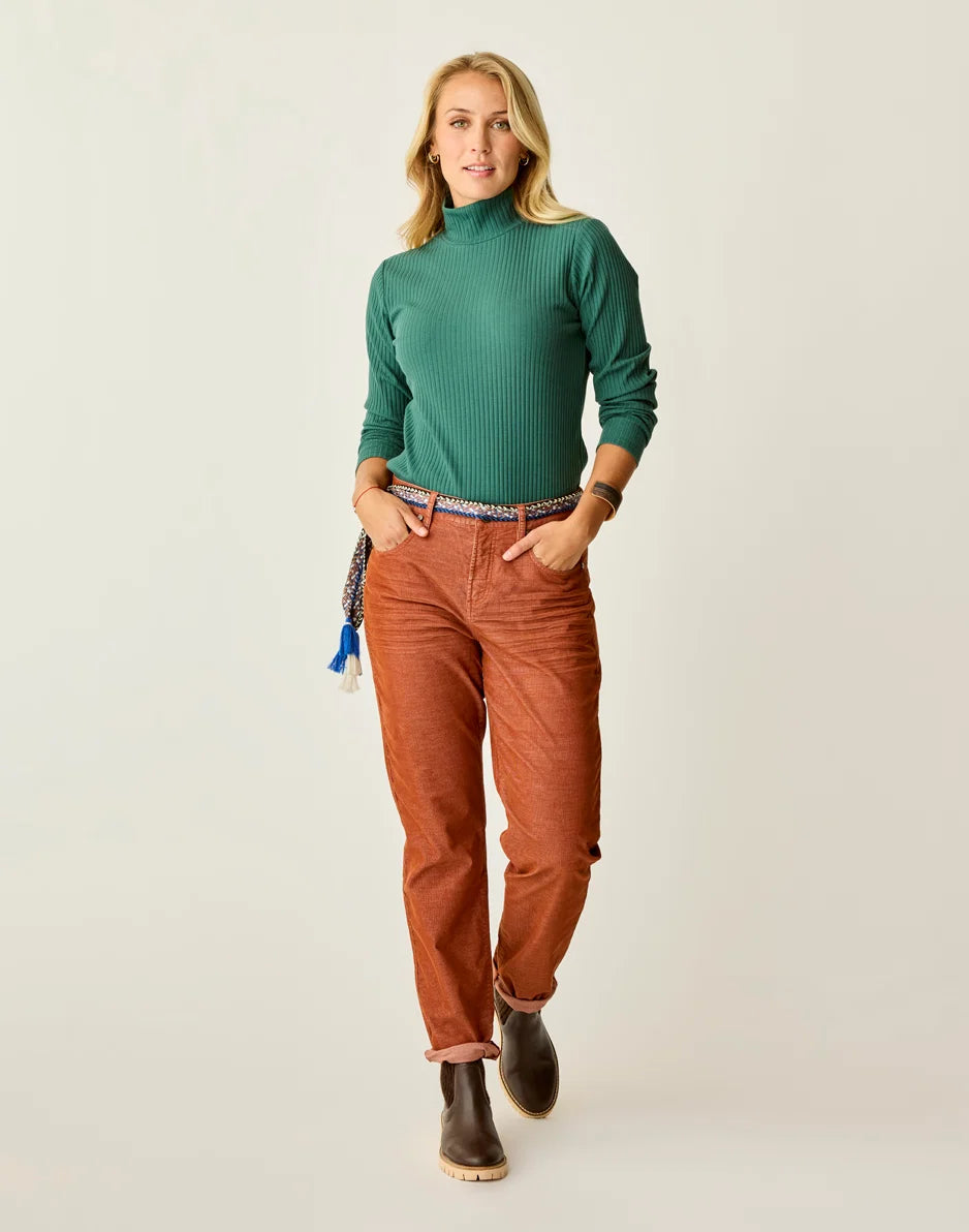 Carson Cord Hi Rise: Copper