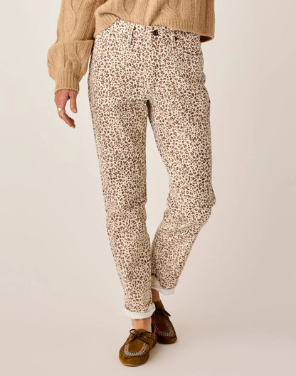 Carson Hi Rise Jean: Leopard