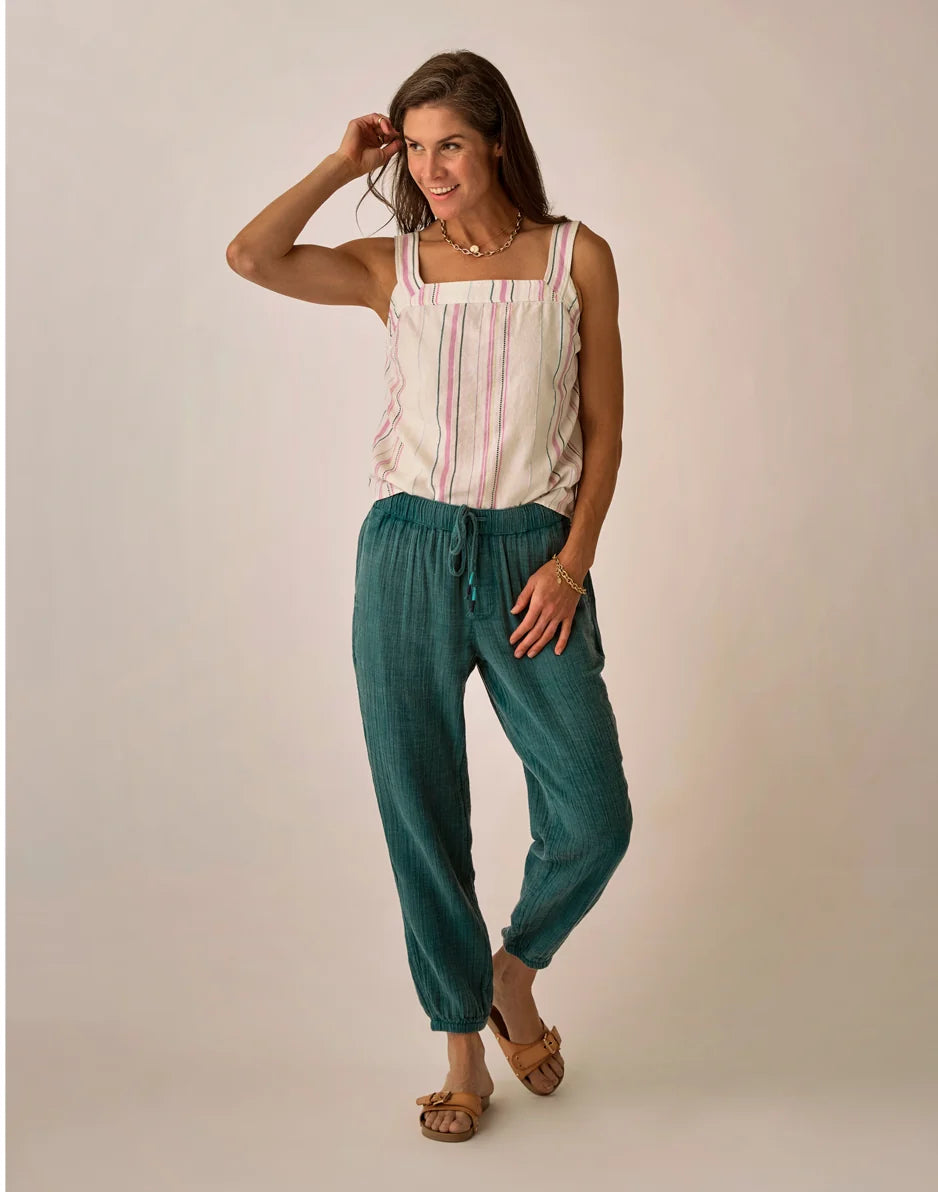 Liv Stitched Top: Lt. Violet Texture