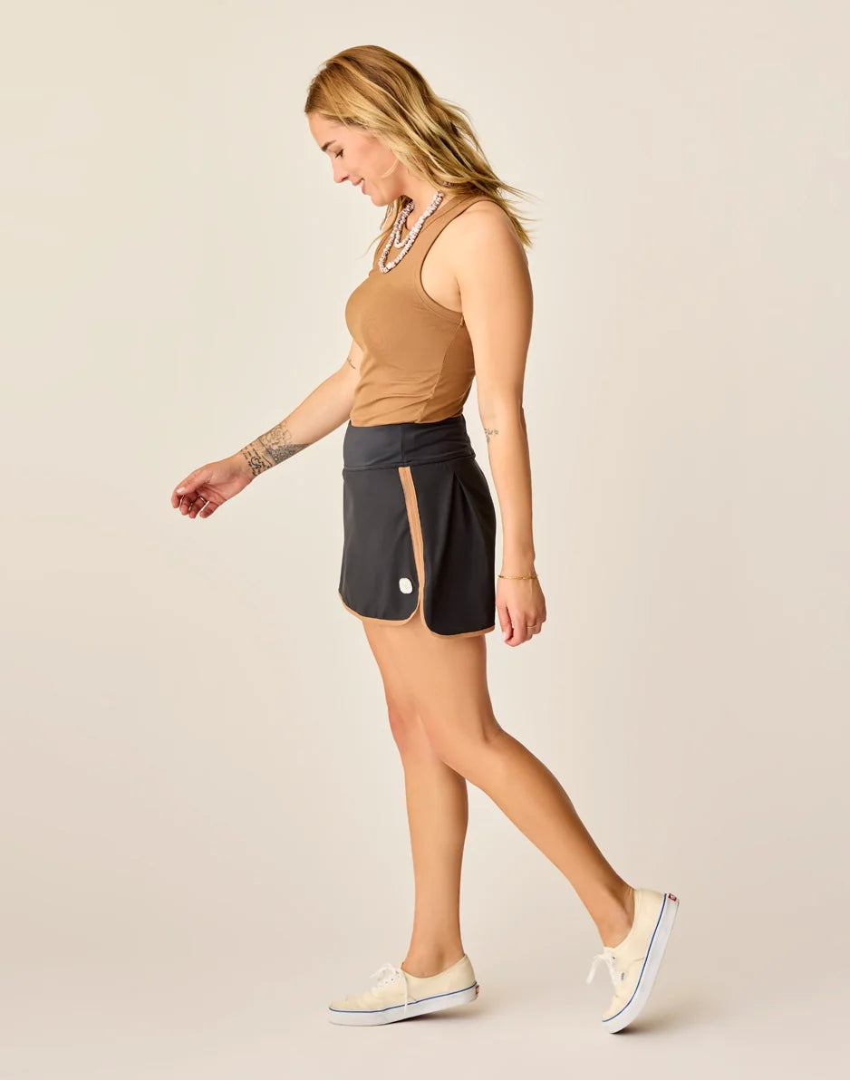 Anya Balsa Skort: Black - FINAL SALE