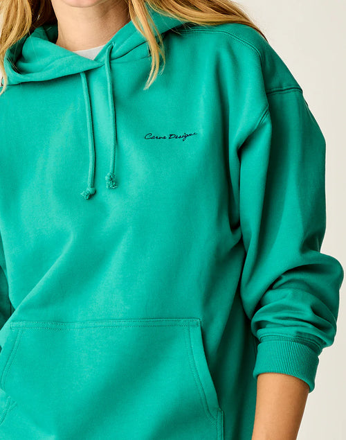 Hawthorne Hoodie: Jade Logo
