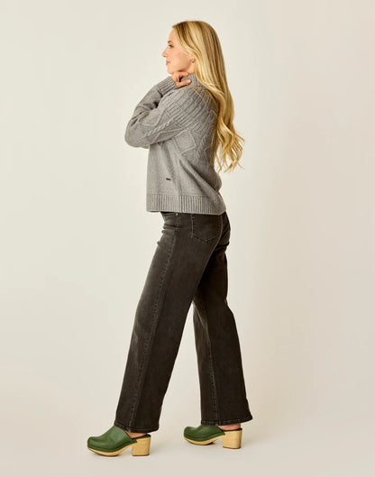 Audrey Wide Leg: Black