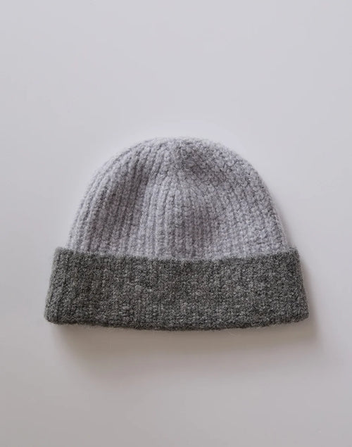 Darcy Wool Beanie: Grey