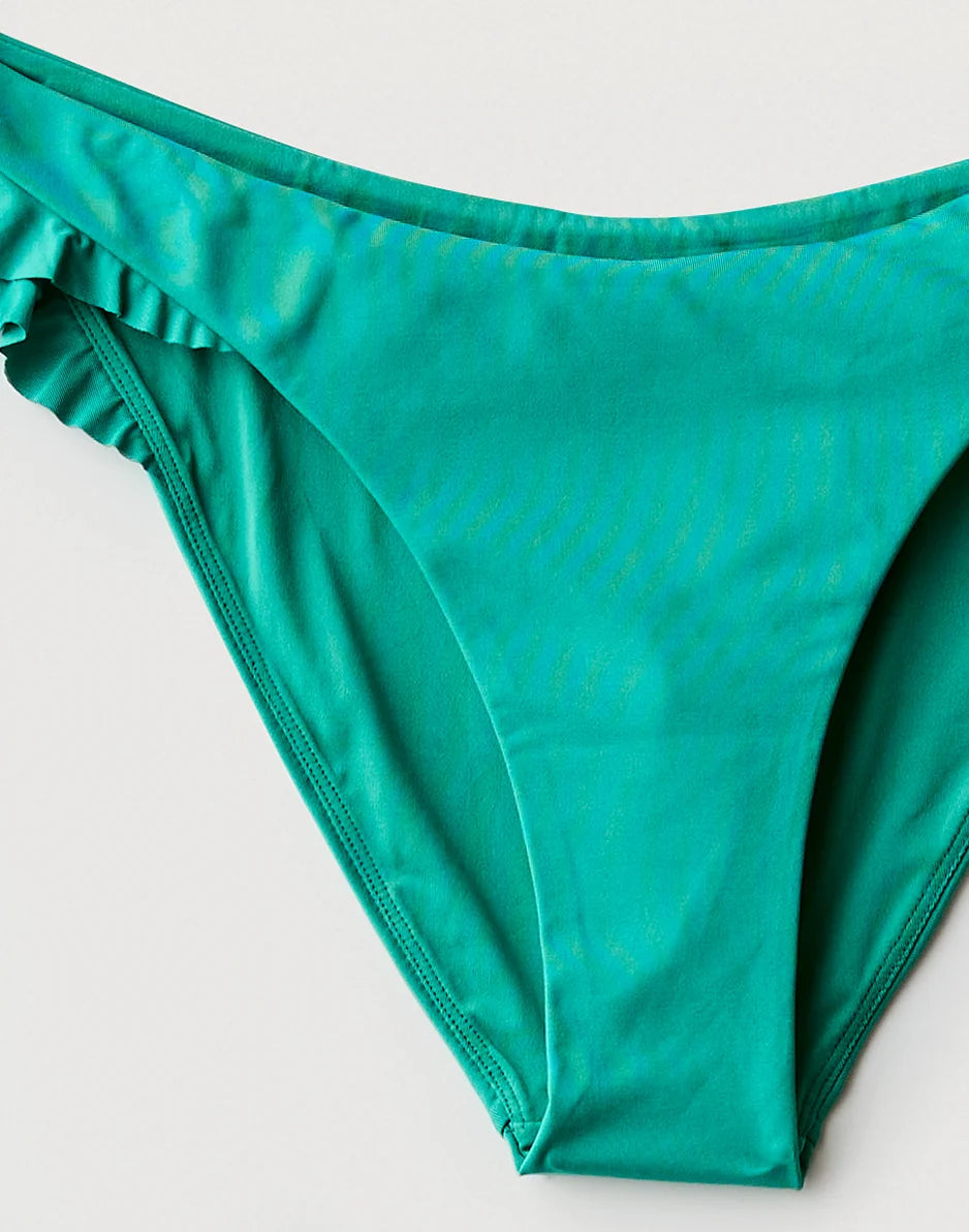 Bev Ruffle Bottom: Jade - FINAL SALE