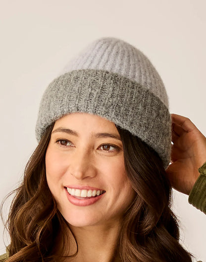 Darcy Wool Beanie: Grey