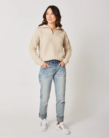 Carson Hi Rise Jean: Beach Blue
